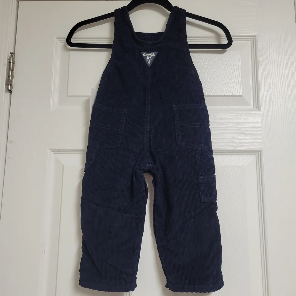 Oshkosh B'gosh NWT Corduroy Baby Overall 24 Months.